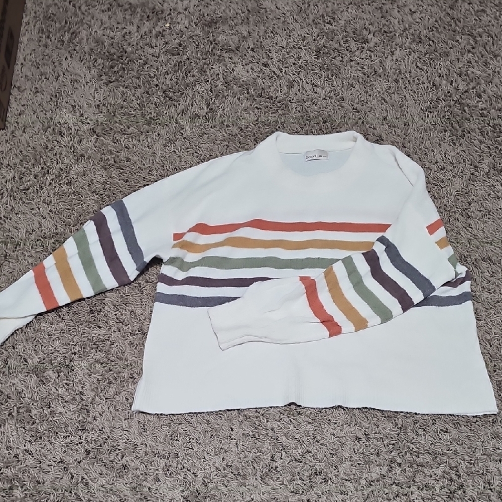 Women's Multicolor Striped Sweater